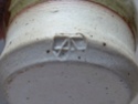 lidded pot, mystery AT mark - Trevor Almond, Australia? Adam Foxley?  Unknow11