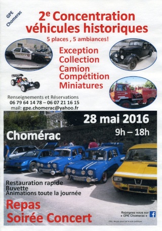 2°Concentration Véhicules Historiques CHOMERAC  28 mai 2016 Chomy012