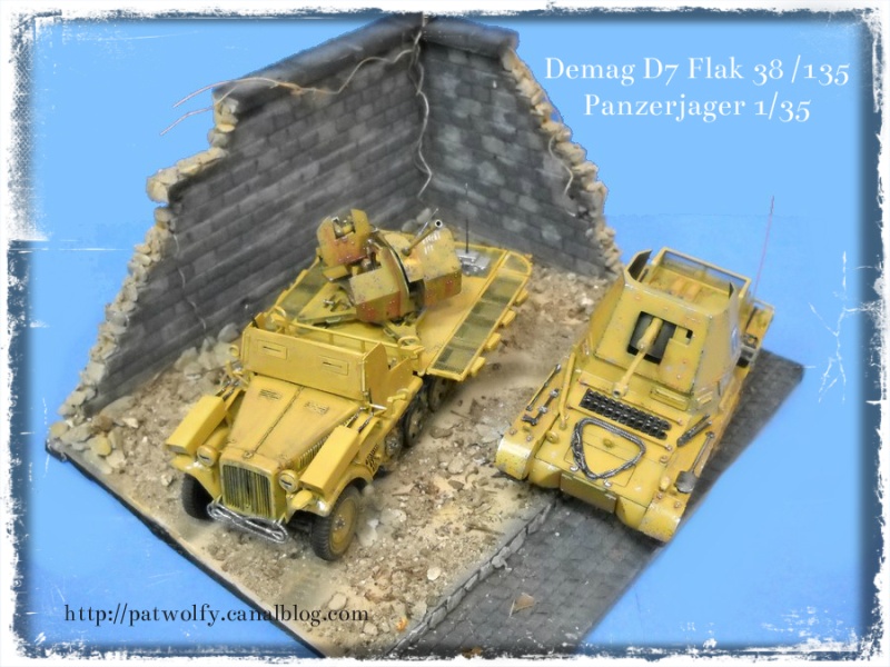 Demag D7 Flak 38 et Panzerjager 1/35 715