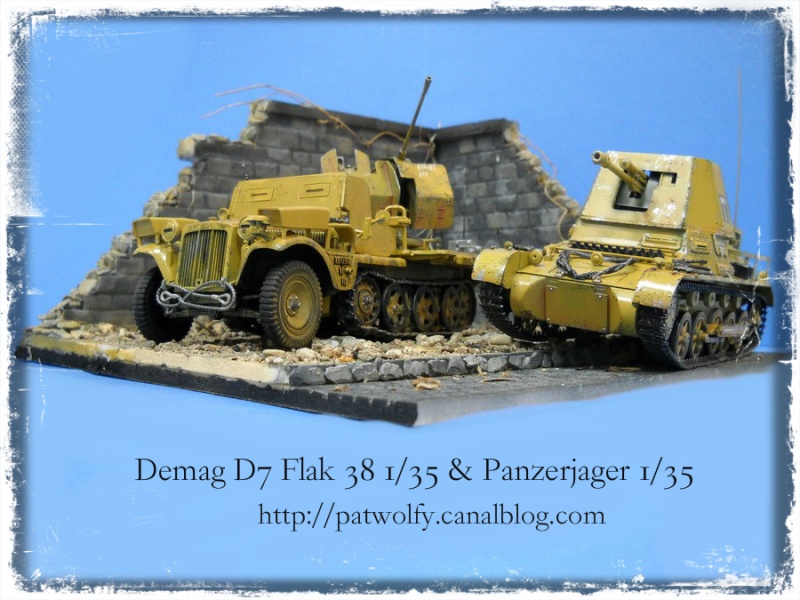 Demag D7 Flak 38 et Panzerjager 1/35 815