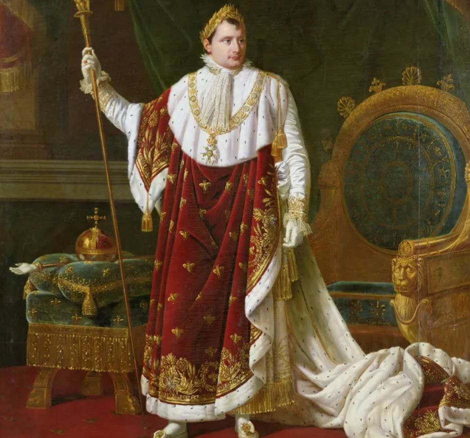 Ce 2 décembre 1804, Napoléon leva la main droite pour prêter le serment constitutionnel Napole10