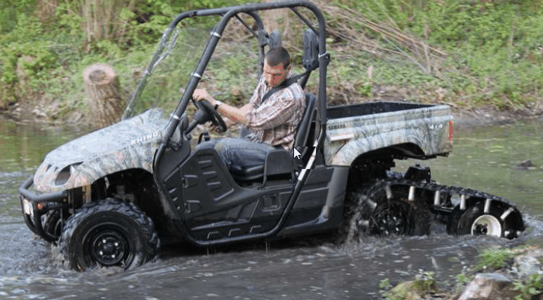 Gator à chenilles (article en italien) Screen11