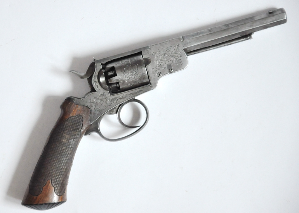 Revolver à percussion Herman David, entre 1856 et 1858. 114