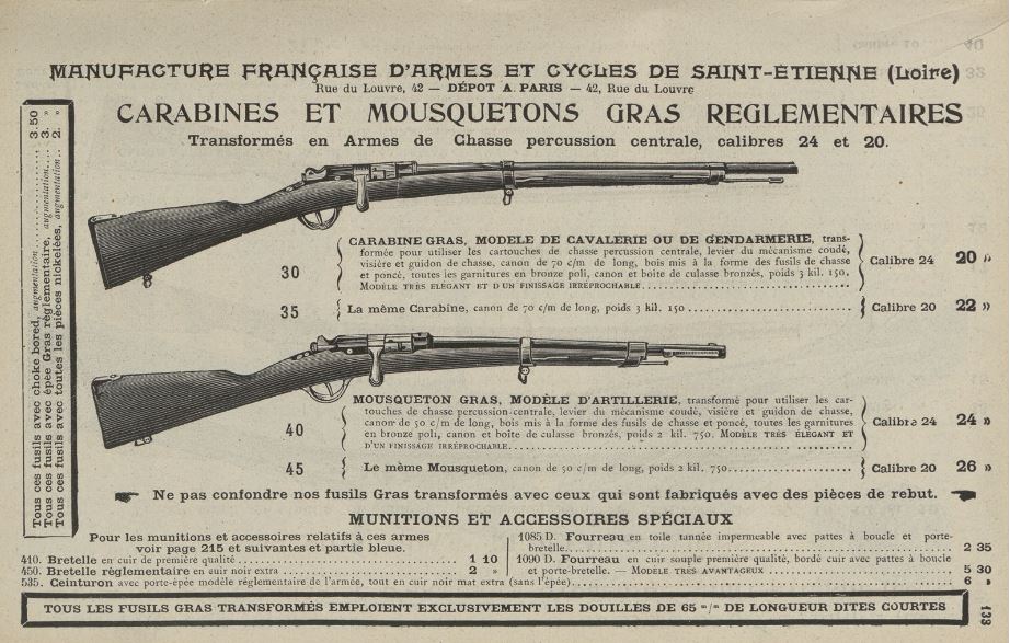 Extracteur fusil Le Hubert St Etienne (version du commerce du Gras) 14-2-f10