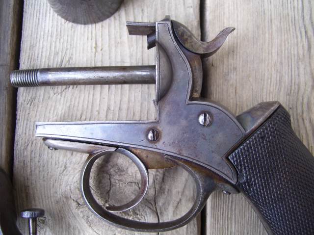 Revolver à percussion Herman David, entre 1856 et 1858. 1510