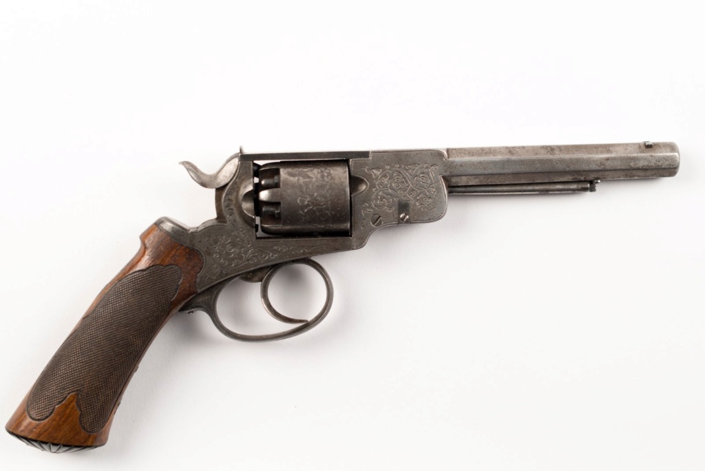 Revolver à percussion Herman David, entre 1856 et 1858. 17710