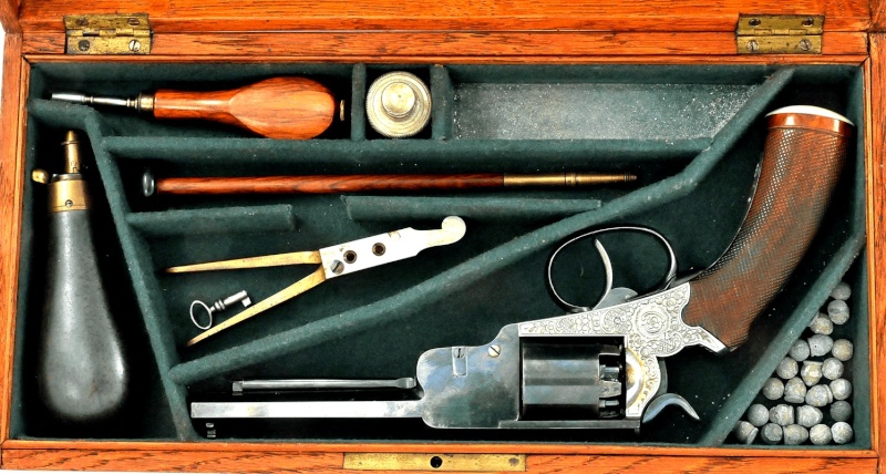 Revolver à percussion Herman David, entre 1856 et 1858. 610