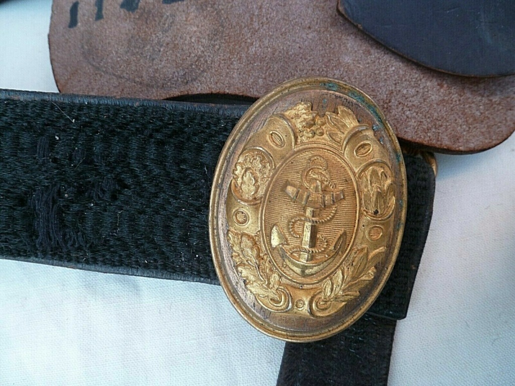 Sabre d'officier subalterne d'infanterie de marine modèle 1856 Ceintu14