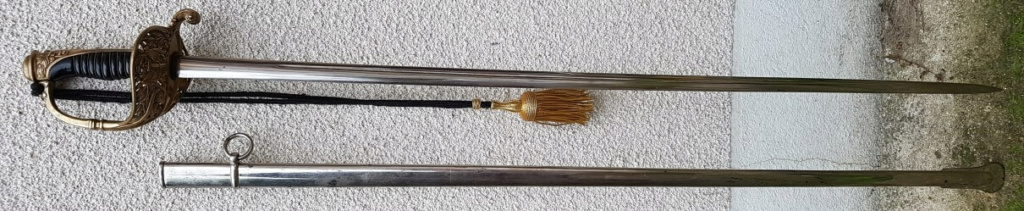 Sabre d'officier subalterne d'infanterie de marine modèle 1856 Infant12