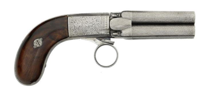 Revolver à percussion Herman David, entre 1856 et 1858. Poivri10
