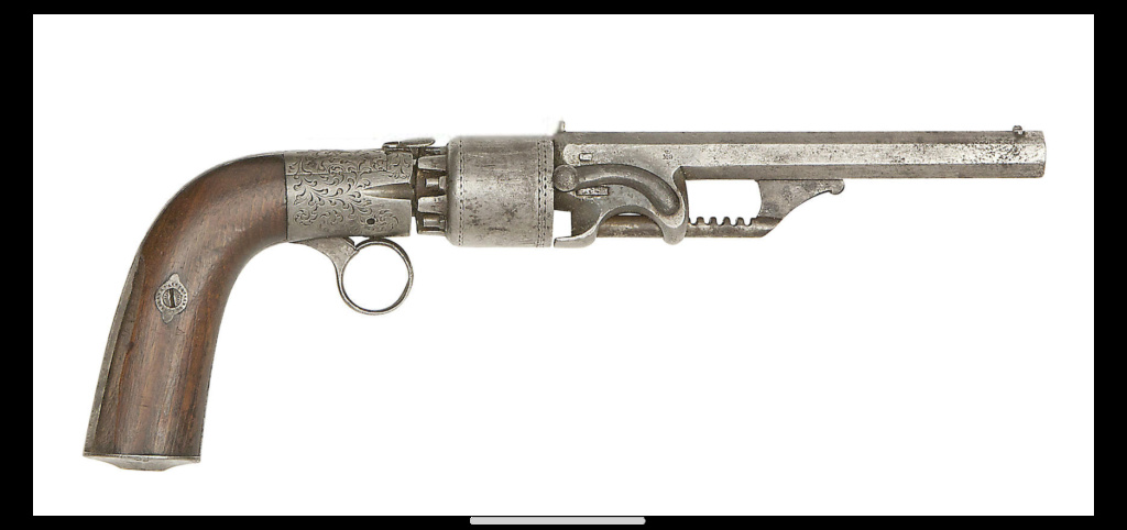 Revolver à percussion Herman David, entre 1856 et 1858. Tzolzo13