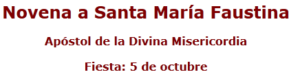 Novena a Santa María Faustina Captur47
