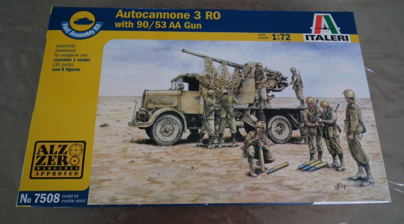 (italeri ) camion lancia 3RO et canon sur plate-forme 90/53 --TERMINE- Dscf6521