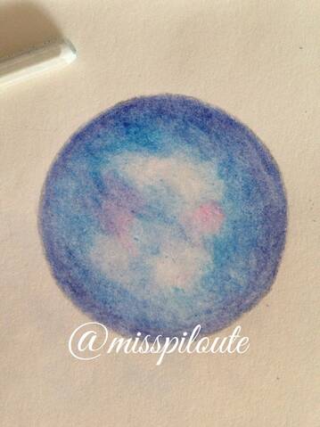 Tuto Galaxie Aux Crayons De Couleur