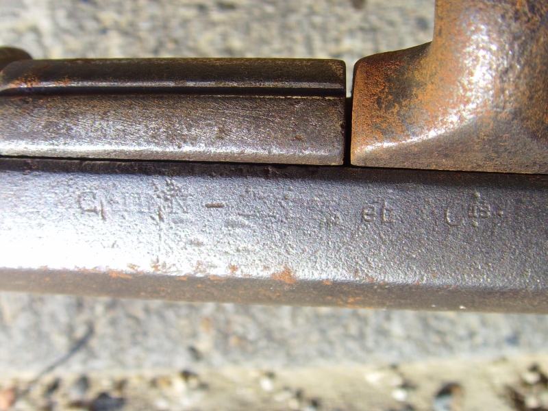 Reste de carabine ou mousqueton Gras modèle 1866-74 Ssl27713