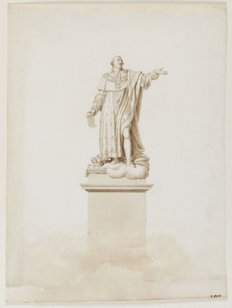 Le monument à la mémoire de Louis XIV par Cortot Image_10