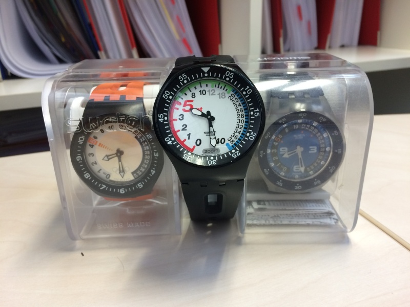 Swatch fun scuba avec profondimètre