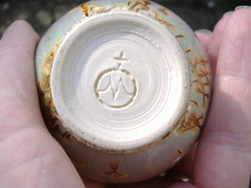 Crystalline pot, French? - possibly SOLAZAREF Dan Winter Crysta11