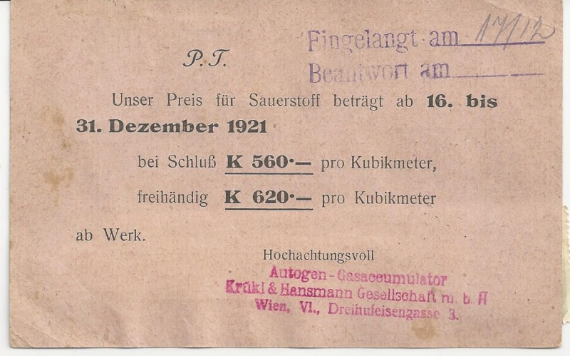  - Inflation in Österreich - Belege - 1918 bis 1925 - Seite 7 Bild_415