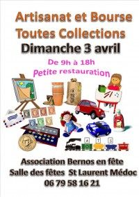 Artisanat et Bourse toutes Collections le 3 Avril 2016 à Saint Laurent Médoc 61ddf910