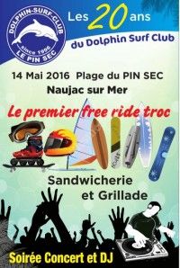 Free Ride Troc, Soirée Concert & DJ le 14 Mai 2016 à Naujac sur Mer 6ca44d10