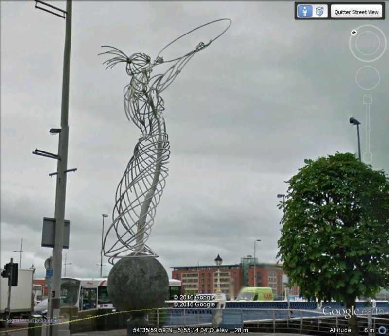Beacon of Hope, statut d'Andy Scott - Belfast - Irlande du Nord B123