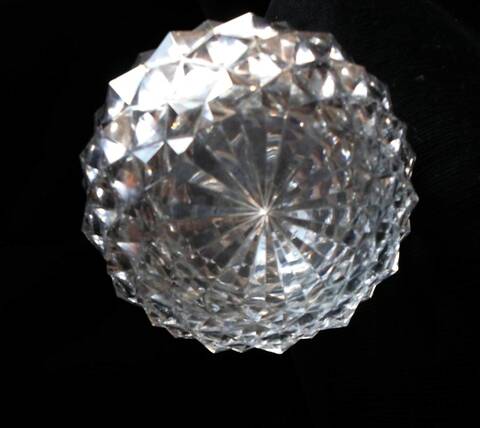 Carafe cristal pointe de diamant 2L 19x23cm