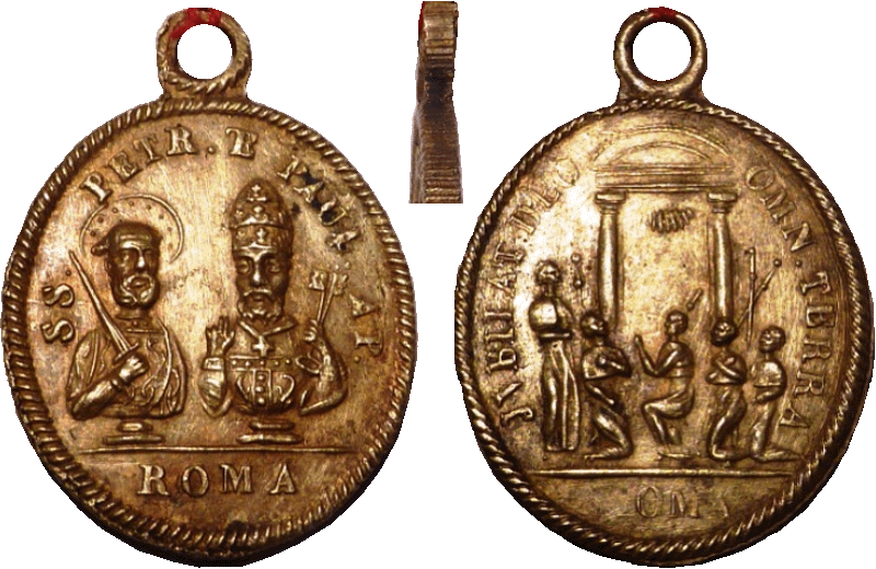 Santos Pedro y Pablo / Puerta Santa - Jubileo 1.825 (R.M. SXIX O67) Sxix-o10