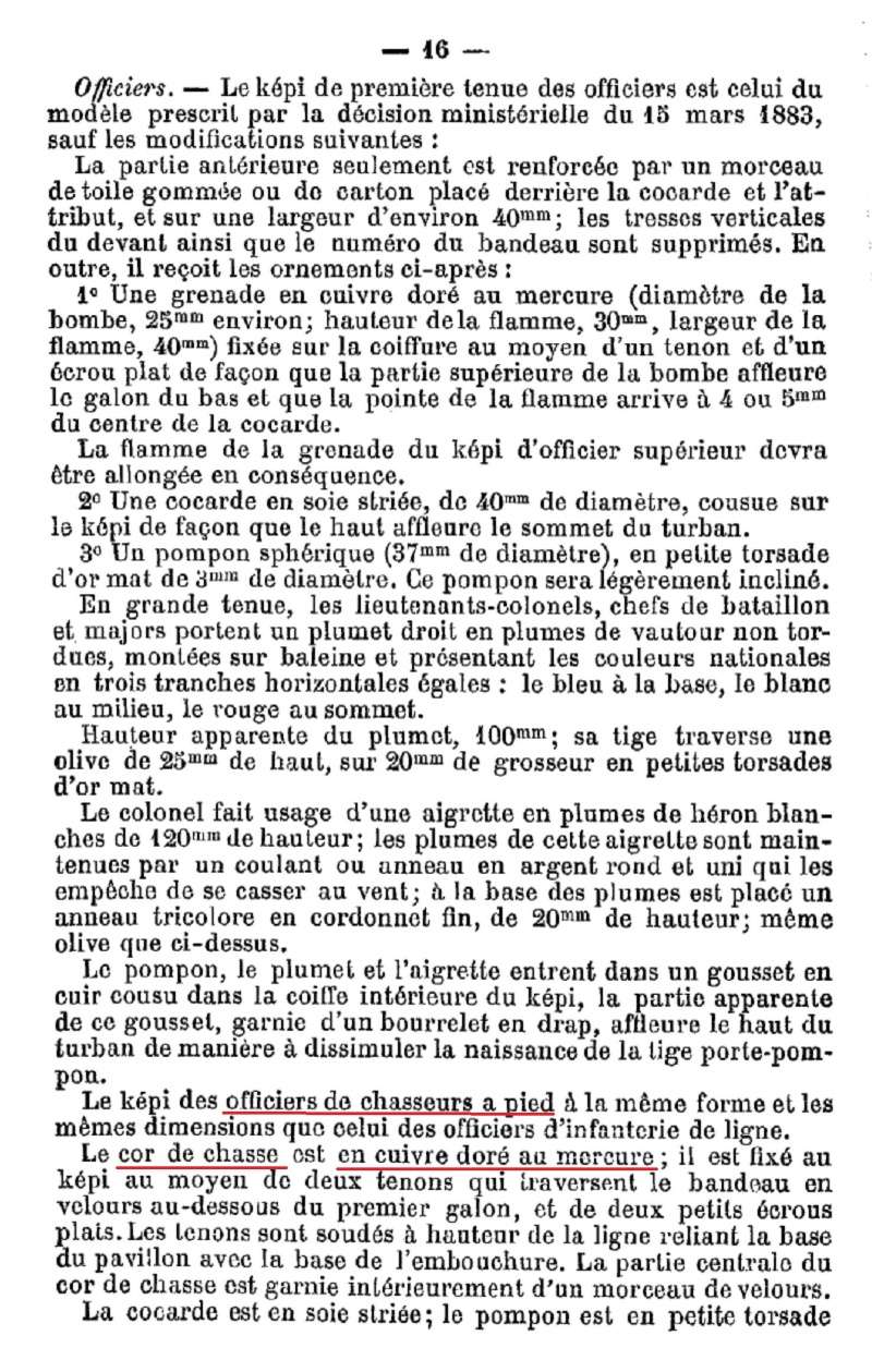 Quelques questions sur les képis d'officier modèle 1886  Page_110