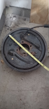 drum brake backing plates 11" and column stick shift 20231012