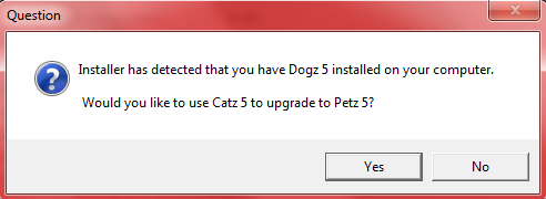 Dogz 5/Catz 5: additional install notes & initial walkthrough.  Screen14