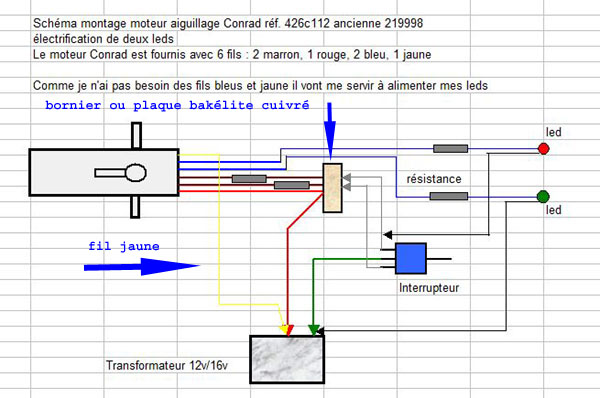 Moteur Conrad plus Leds Schema15