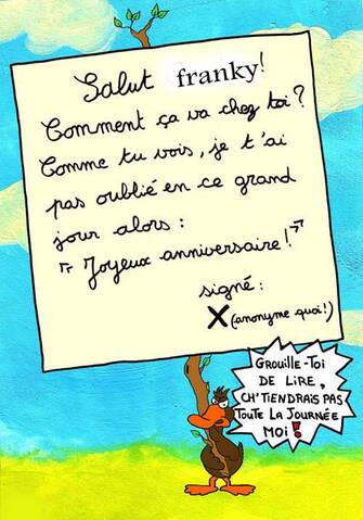 Anniversaire Franky Anniversaire Franky