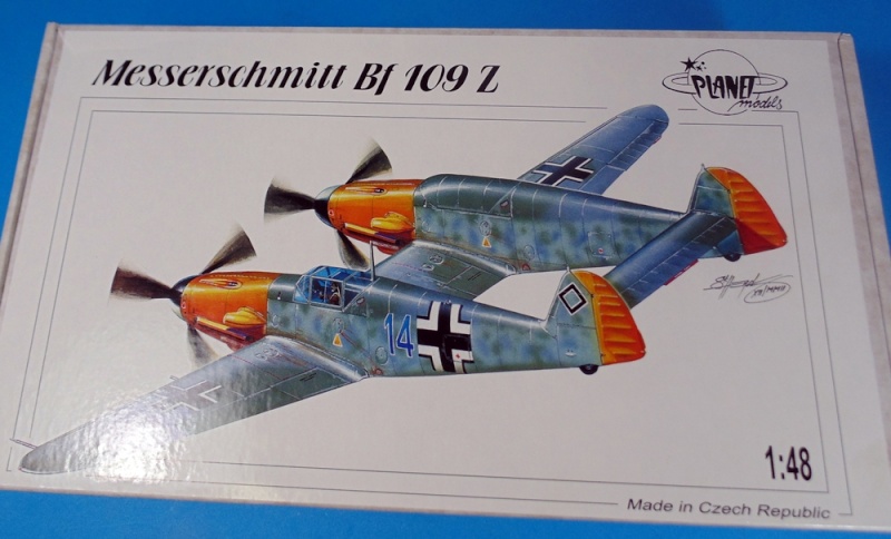 Messerschmitt Me 109Z  zwilling planet model 1/48 Dsc02534