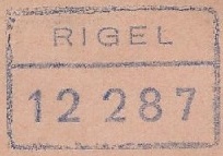 * RIGEL (1954/1974) * 700410