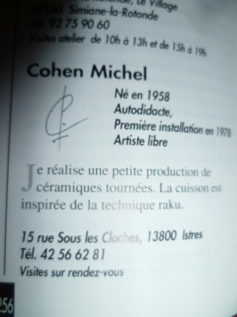 Grand pot en raku de Michel Cohen. P1030426