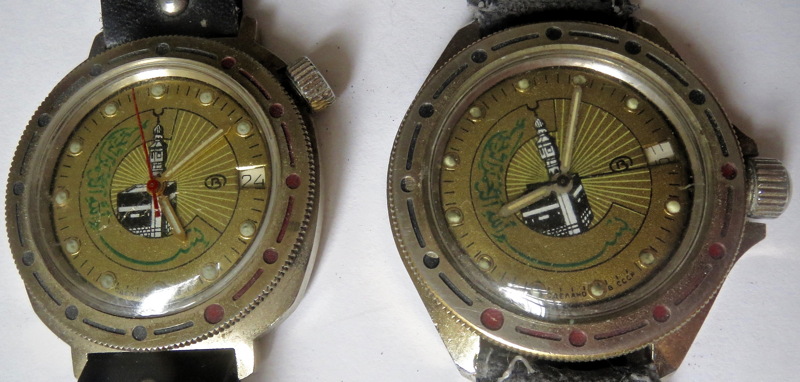 Militaria Soviétique ou pas ? montres soviétiques Vostok Montre13