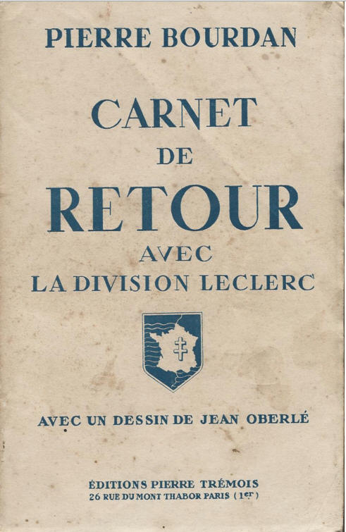 Pierre Bourdan Carnet de route avec la division LECLERC Bourda10