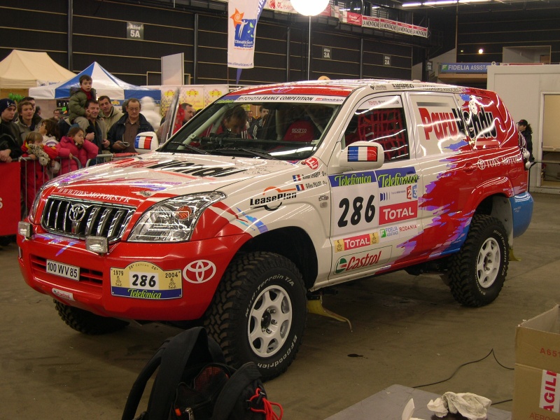 Les véhicules de Ronan Chabot / Gilles Pillot sur le Dakar Toyota10