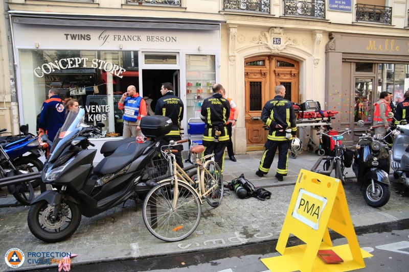 01/04/2016-12h20 -Explosion causes inconnues a cet instant Paris 6éme . 12672010