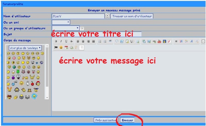 Envoyer un message privé à un membre Tuto_m12