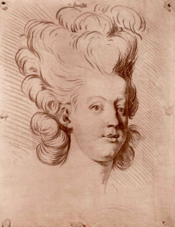 Marie Antoinette: dessin inconnu 76494c10