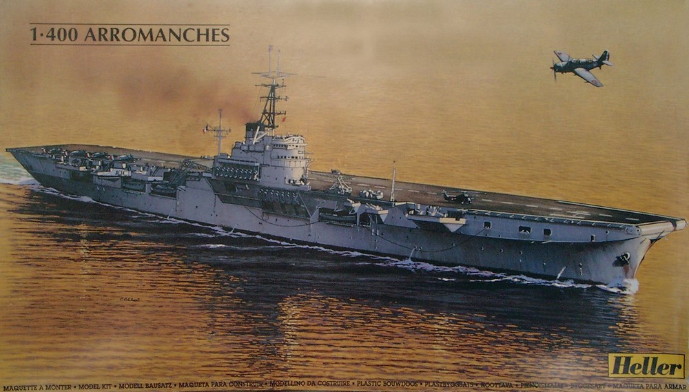 Porte-avions ARROMANCHES / HMS COLOSSUS 1/400ème Réf 81090 Arroma11