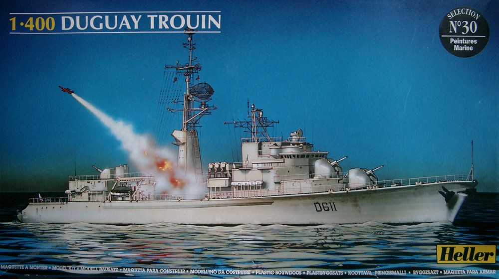 Frégate anti-sous-marine ASM F 67 D611 DUGUAY TROUIN classe TOURVILLE 1/400ème Réf 81032 Duguay11
