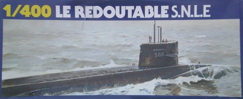 Sous-marin nucléaire lanceur d engins SNLE REDOUTABLE 1/400ème Réf 81075 Redout10