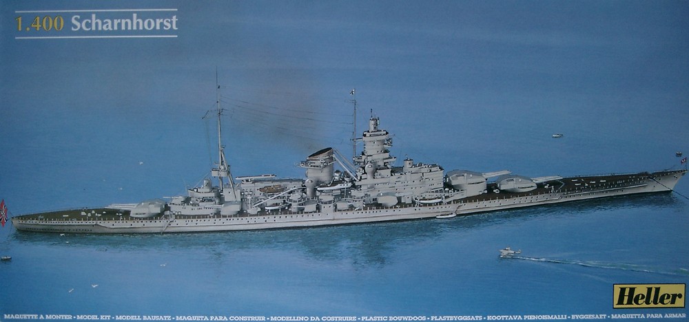 Croiseur de bataille SCHARNHORST 1/400ème Réf L 1035 Scharn10