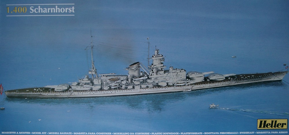 Croiseur de bataille SCHARNHORST 1/400ème Réf L 1035 Scharn10