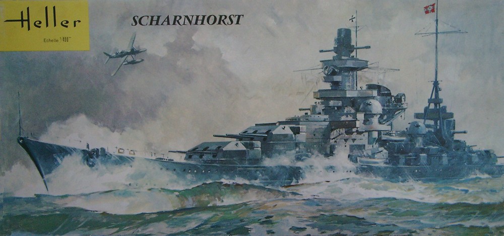 Croiseur de bataille SCHARNHORST 1/400ème Réf L 1035 Scharn11