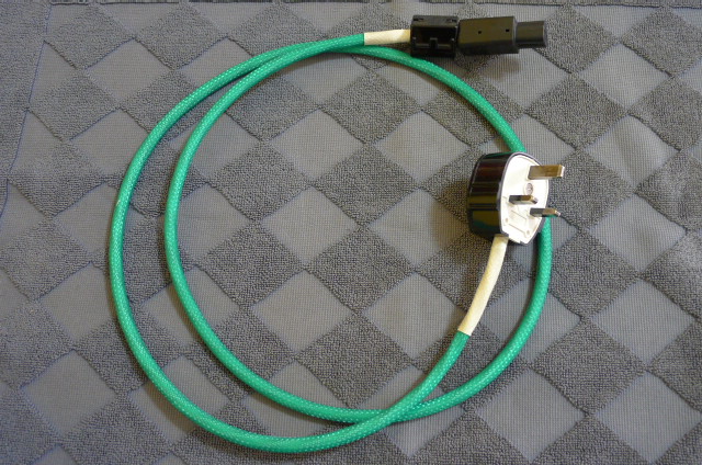 Solid Silver A/C Power Cable (Used) SOLD P1110915