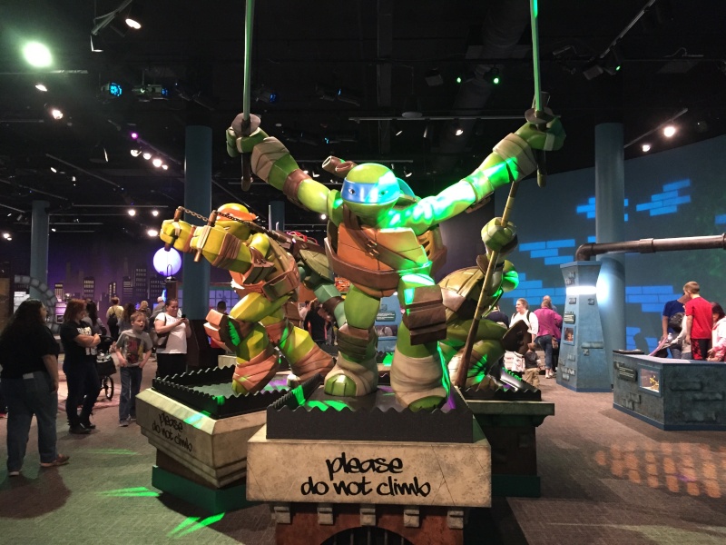 Tour of the TMNT Exhibit at the Children's Museum in Indianapolis Img_5310